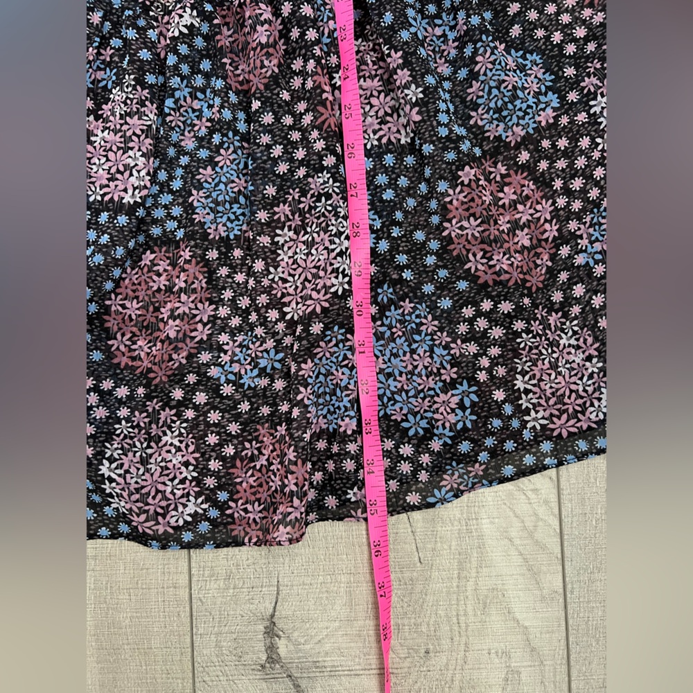 Anthropologie Maeve A-Line Skirt in Pink and Blue Floral Size XS - Picture 8 of 8